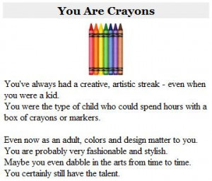 Life is like a box of crayons