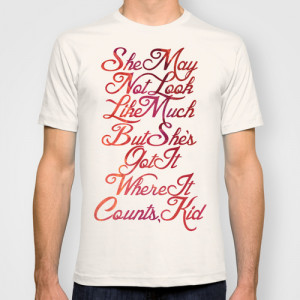 Star Wars Han Solo Millennium Falcon Quote in Red T-shirt
