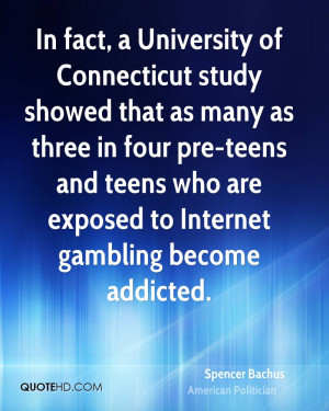 In fact, a University of Connecticut study showed that as many as ...