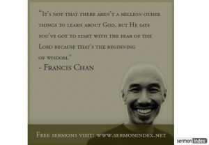Francis Chan Quote
