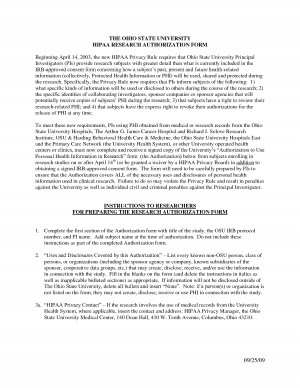 Sample Hipaa Authorization Form