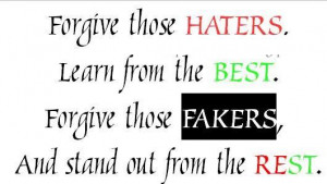 Gangster Quotes About Haters Forgiveness quote graphics