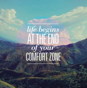 Life begins at the end of your comfort zone. Let's Get Gutsy together.