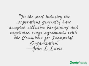 the committee for industrial organization was born john l lewis