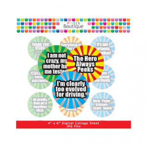 Funny Sayings The Big Bang Theory Digital Collage Sheet (No. 072) - 1 ...