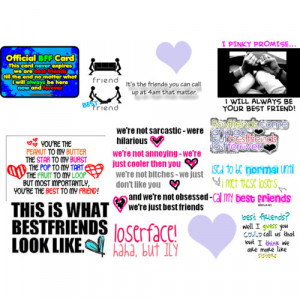 bff quotes - Polyvore