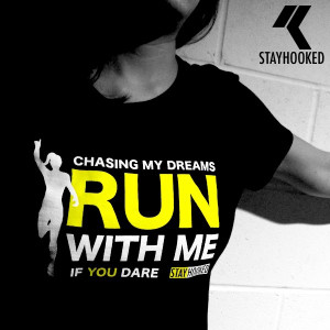 Branded Design Quote: CHASING MY DREAMS - RUN WITH ME IF YOU DARE