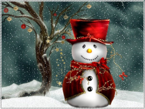 Christmas Snowman Wallpapers For Computer