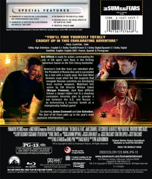 The Sum of All Fears (US - BD)
