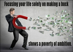 When money talks, nobody cares what kind of grammar it uses.