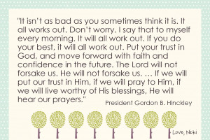 Quote of the Day: Don't Worry