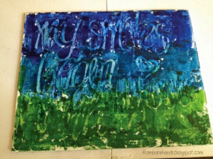 DIY: Quote Posters (Canvas and Crayons)