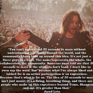 Quote by Jared Leto