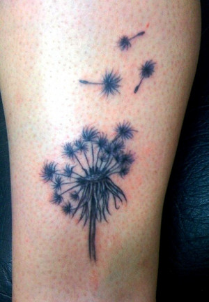 ... dandelion bird tattoo lower back dandelion floral tattoo rib