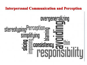 Chapter 3: Interpersonal Communication and Perception