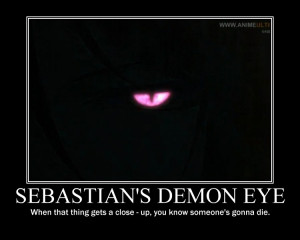 which anime character has the evil stare?