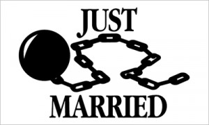 Related Pictures just married car flag