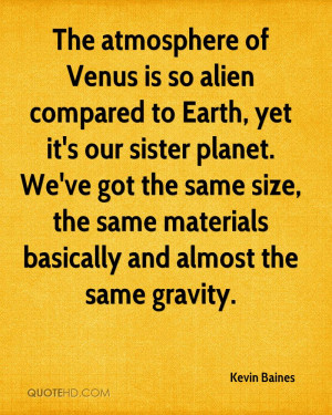 The atmosphere of Venus is so alien compared to Earth, yet it's our ...