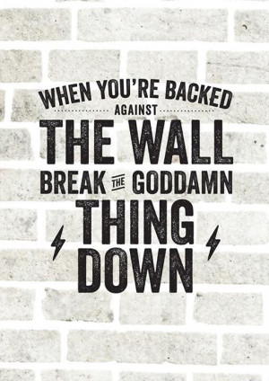 tear down the wall down