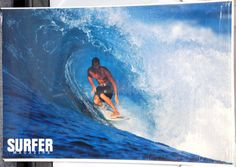 Surfer Magazine ANDY IRONS INDONESIAN PIPELINE Rare c.1999 Poster ...