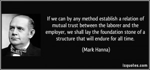 If we can by any method establish a relation of mutual trust between ...