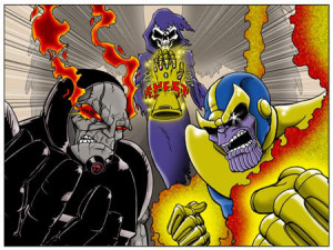 Darkseid versus Thanos