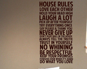 Never Give Up Quotes Football House rules never give up say