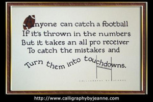 Football Mom Quotes Football quote...for my son:)