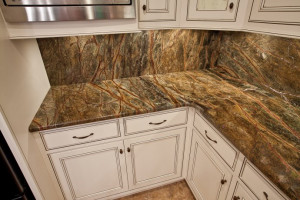 rainforest brown granite countertop