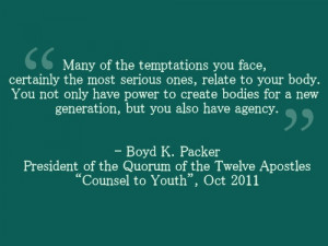 Boyd K Packer quote
