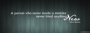 mistakes quotes einstein mistake quote facebook cover photo 851x315