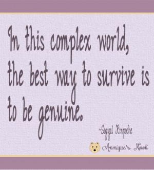 It's a complex world . . . quote