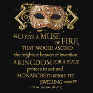 Sally McLean › Portfolio › Shakespeare Henry V Muse Quote