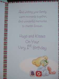 FIRST Birthday Card GRANDSON With FABULOUS VERSES 1st