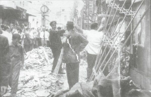 Destruction and looting of Hellenic shops. The following day.