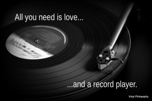 All you need is love... - Vinyl Quote