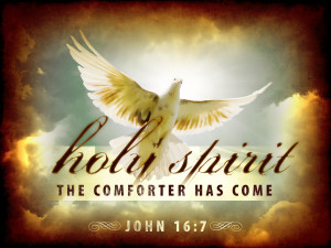 Christian Graphic: Holy Spirit Dove Papel de Parede Imagem