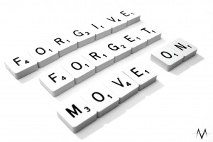 know it is easier said than done but forgiving, forgetting and ...