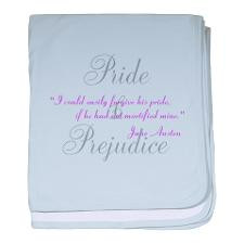 Jane Austen Pride Quotes Hous baby blanket for