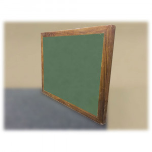 ... Table Top with Green Laminate and Walnut Wood Edge (F-0223.1