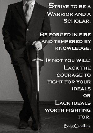 Thesociety that separates scholars from its warriors will have it ...