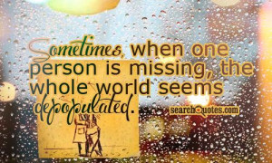 Cute Missing You Quotes & Sayings