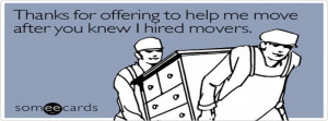 Offering Help Move Thanks Ecard Someecards For Facebook Cover