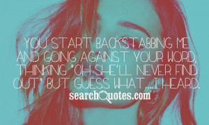 backstabbing friendship quotes backstabbing quotes backstabbing quotes ...