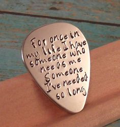 Love quotes Guitar Pick-Perfect Gift for a Grooms Wedding gift-husband ...