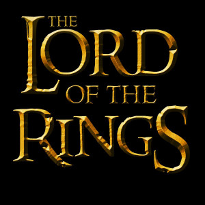 The Lord of the Rings logo from the film franchise