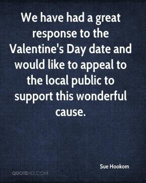 ... like to appeal to the local public to support this wonderful cause