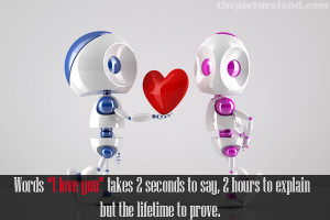 Cute Robot Love Pictures And Sayings About Proving Love