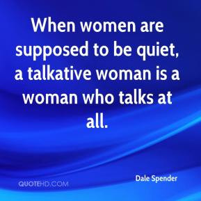 When a Quiet Women Quote