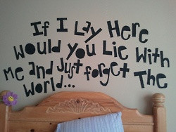 Quote for framed art over a bed.